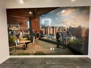 Wall mural example