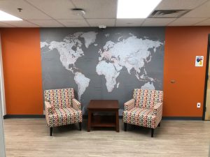 Corporate mural example