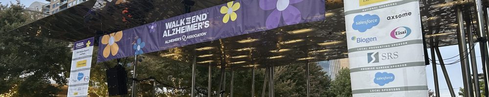 Mesh Stage Banners for W4A