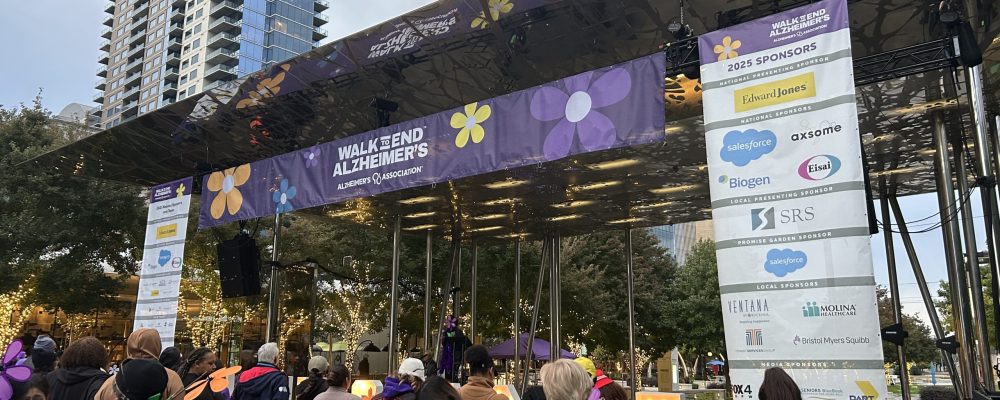 Mesh Stage Banners for W4A